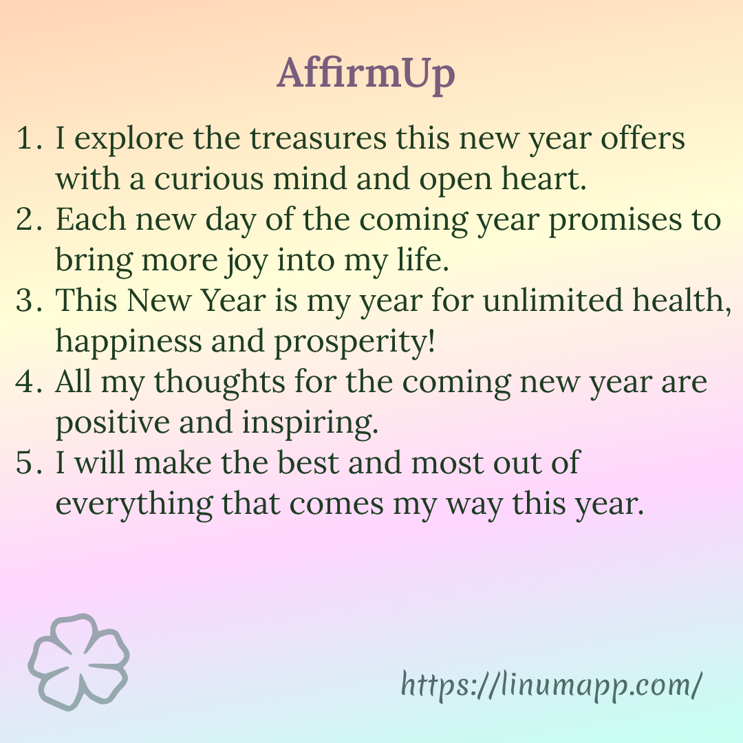 2024 Positive Affirmations for Happy and Successful New Year